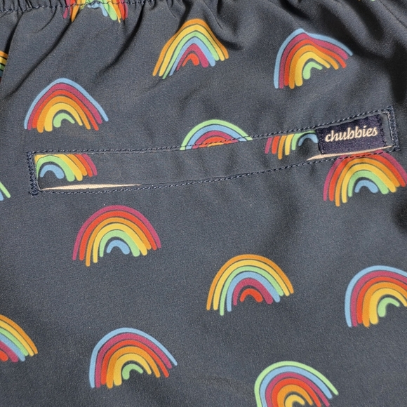 Chubbies The Rainbow Roads Swim Trunks Size XS - Picture 7 of 10